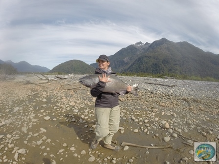 Fotos da pesca esportiva em Chaiten no Chile